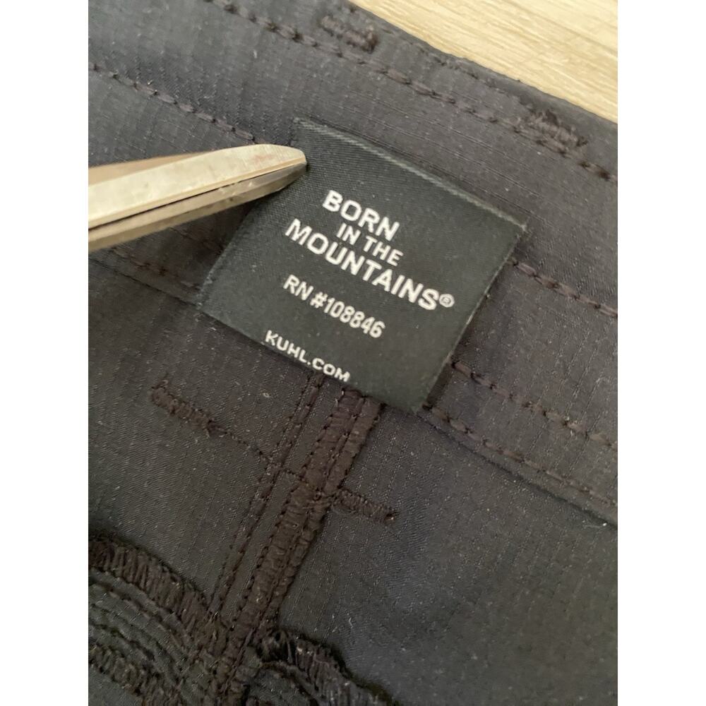 Kuhl Womens Horizon Convertible Pants Shorts Hiking Gorpcore Black Sz 12 Reg - Picture 9 of 16